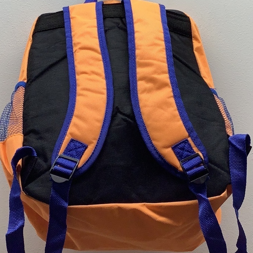Eaglesport Stylish Orange Backpack With Blue Accents. (Preloved) - Picture 6 of 10